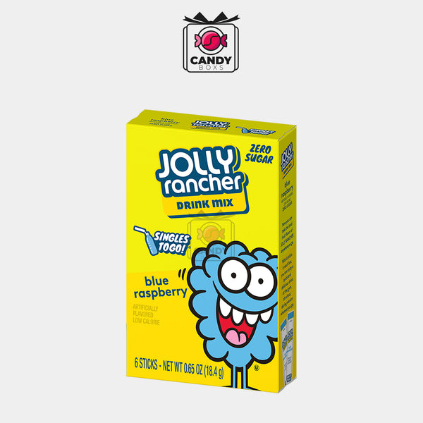JOLLY RANCHER SUGAR FREE BLUE RASPBERRY POWDERED DRINK MIX X6 CANDY