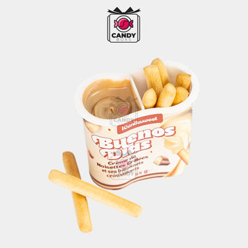 BUENOS DIAS GRILLED HAZELNUT CREAM AND CRISPY STICKS 55G - CANDY BOXS - Candyboxs