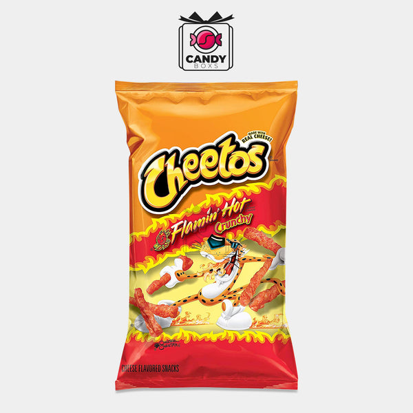 Cheetos Flamin Hot Crunchy 226g Candy Boxs Candyboxs 