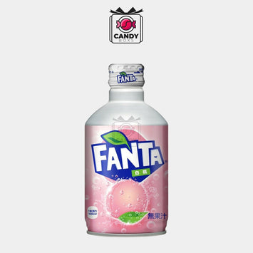 FANTA PEACH ALUMINUM BOTTLE 300 ML - CANDY BOXS - Candyboxs