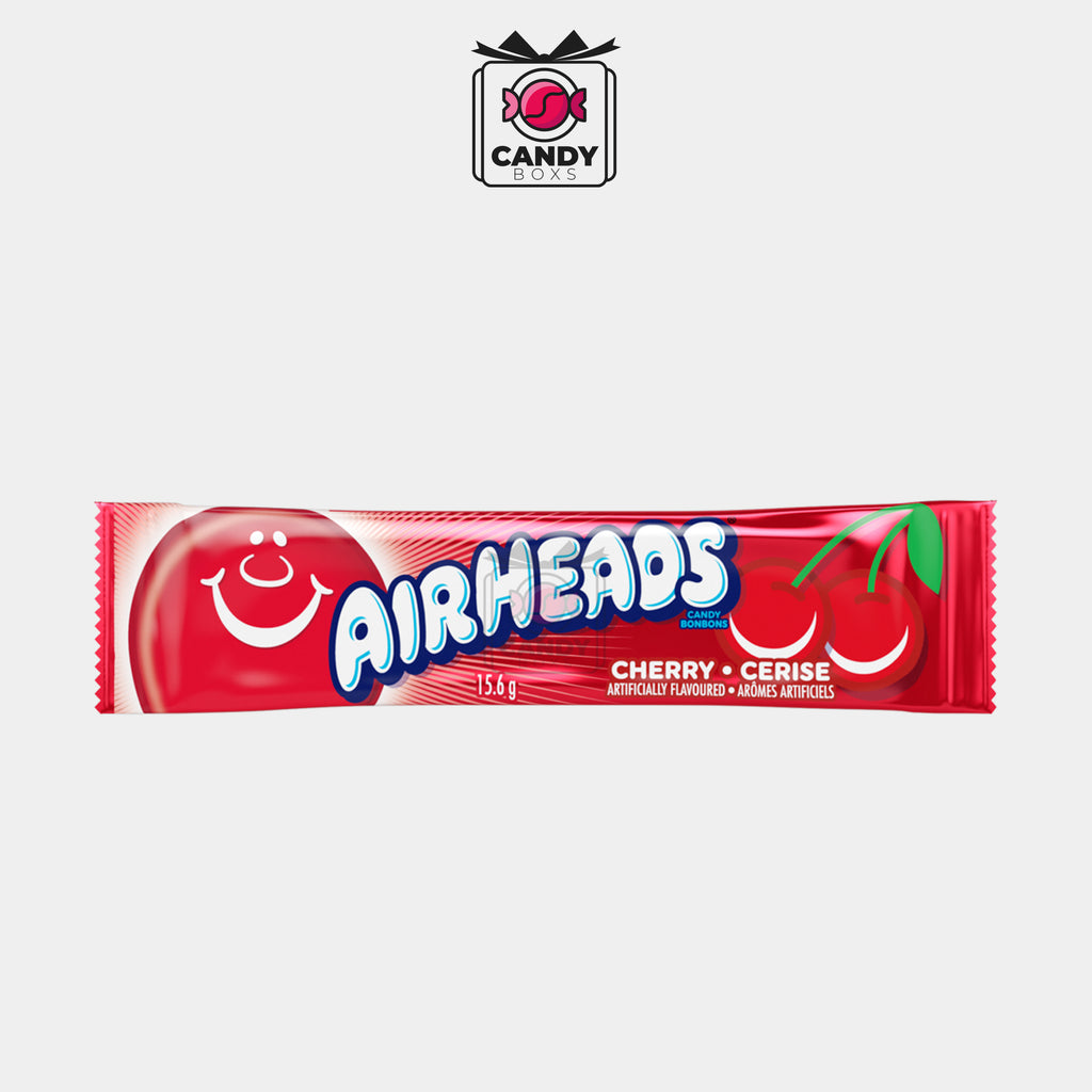 AIRHEADS CANDY BAR CHERRY 15.6G - CANDY BOXS