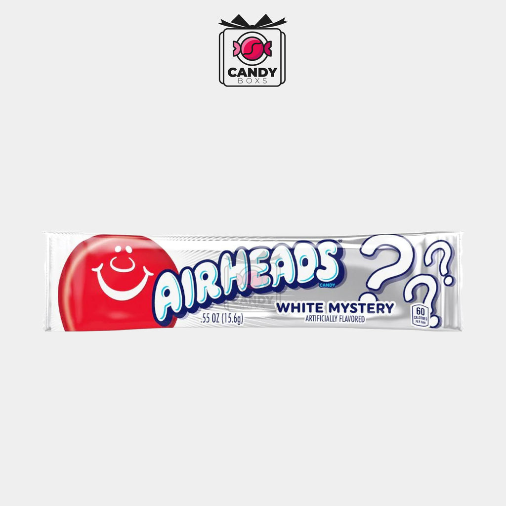 AIRHEADS CANDY BAR WHITE MYSTERY 15.6G - CANDY BOXS