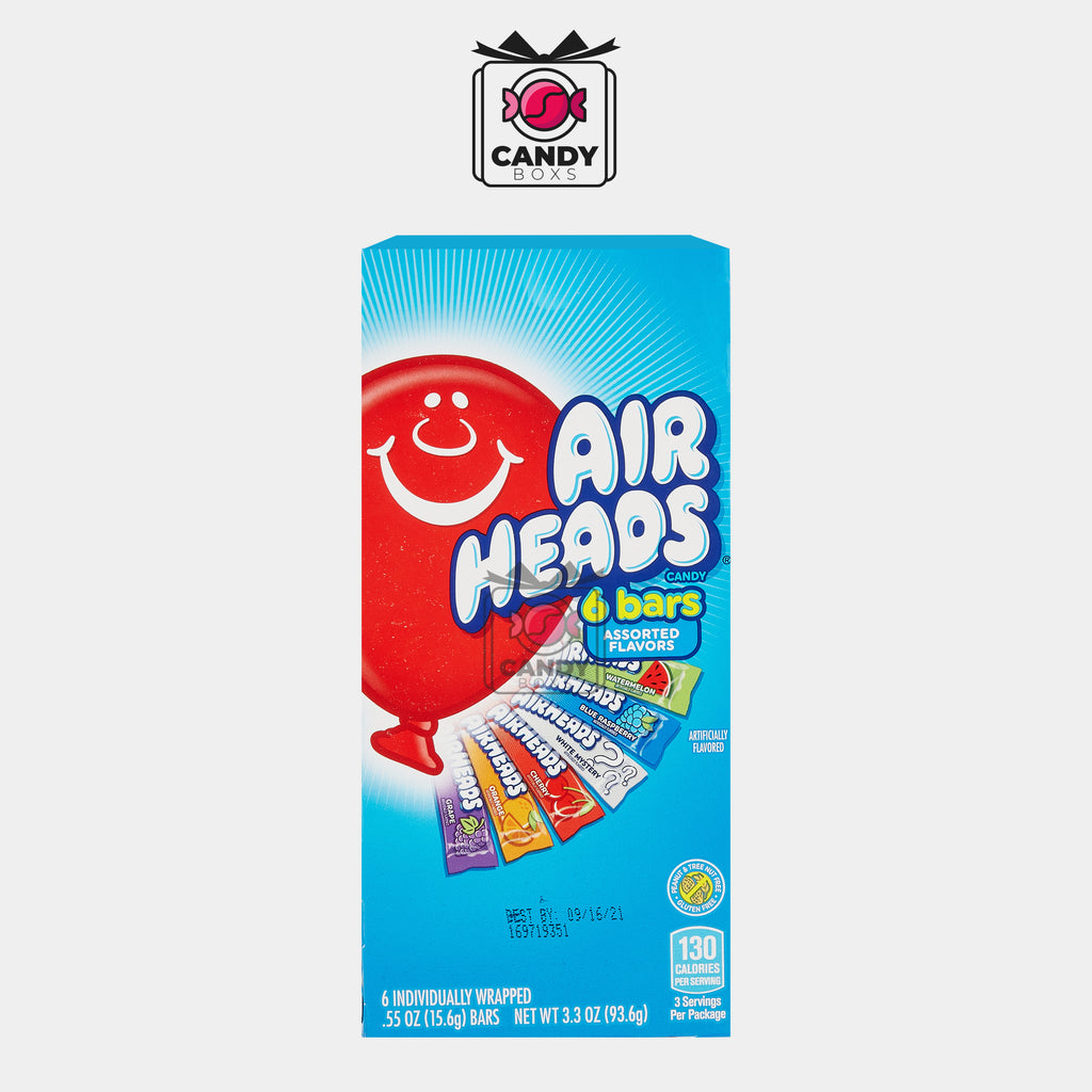 AIRHEADS 6 BARS 93.6G - CANDY BOXS