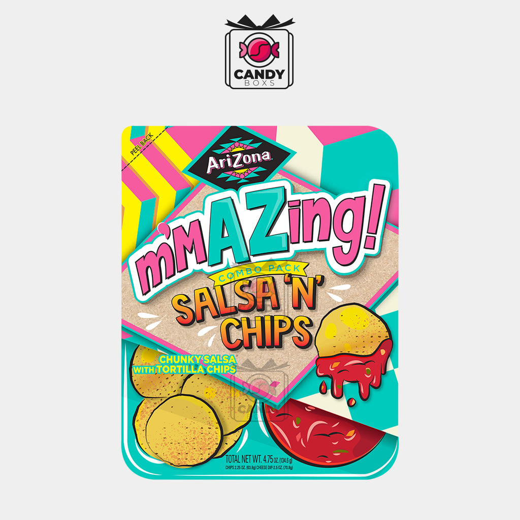 ARIZONA SALSA 'N' CHIPS 134G - CANDY BOXS