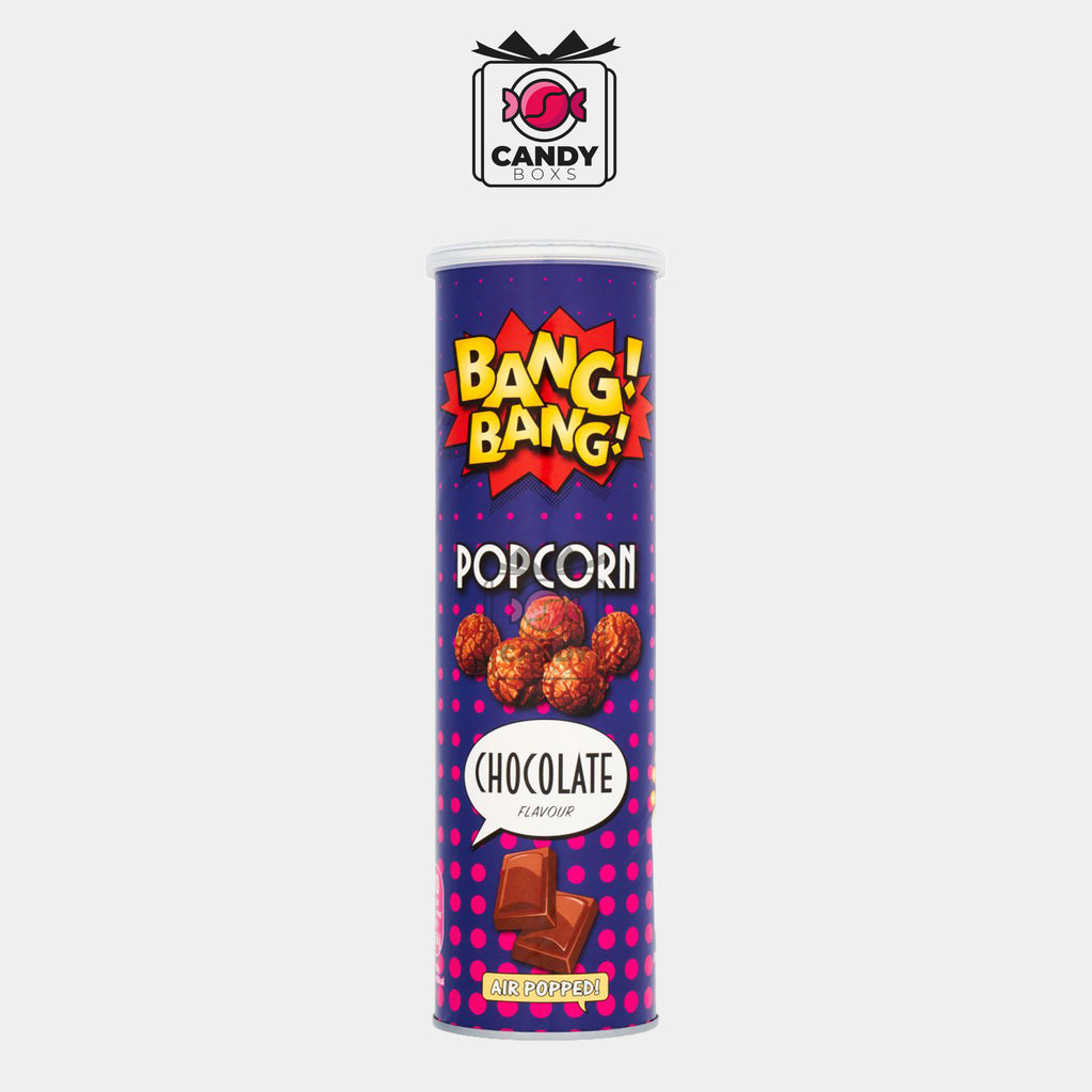 BANG! BANG! POPCORN CHOCOLATE FLAVOUR 85G - CANDY BOXS