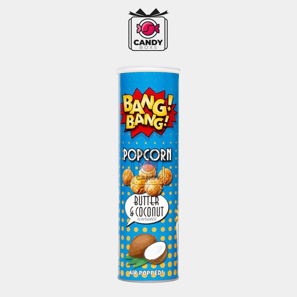 BANG! BANG! POPCORN BUTTER & COCONUT FLAVOUR 85G - CANDY BOXS