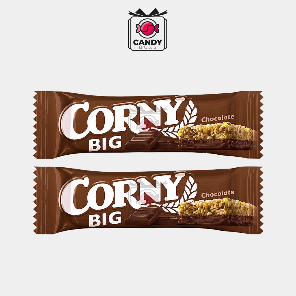 CORNY BIG MILK CHOCOLATE CEREAL BAR 50G - CANDY BOXS