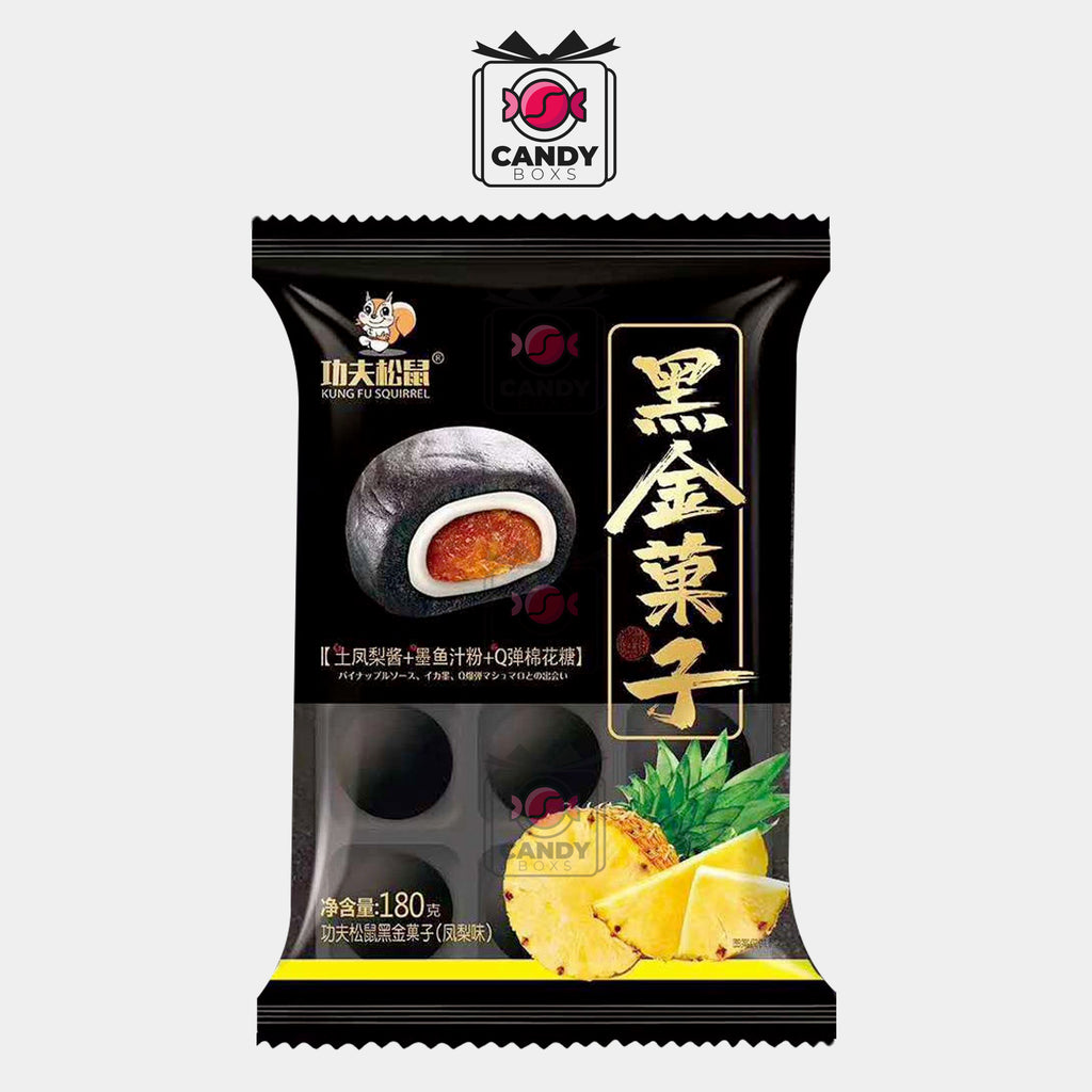 BLACK MOCHI KUNG FU PINEAPPLLE FLAVOR 180G - CANDY BOXS