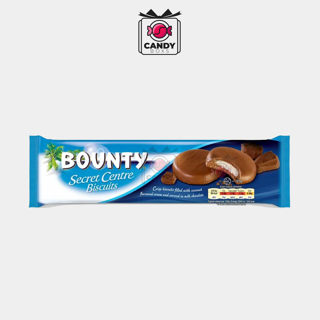 BOUNTY SECRET CENTER BISCUITS 132G - CANDY BOXS