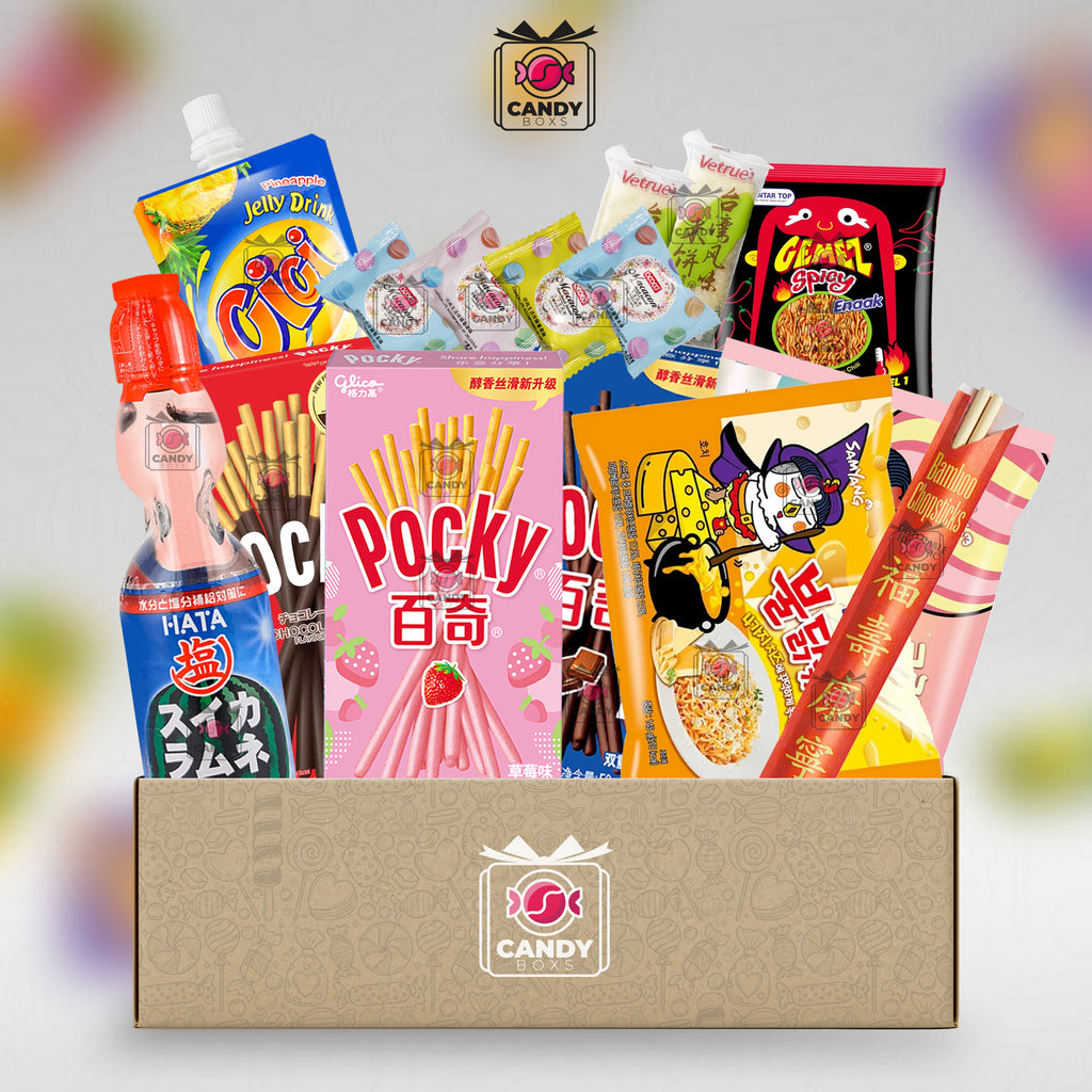 ASIAN LOVE SNACK BOX - CANDY BOXS