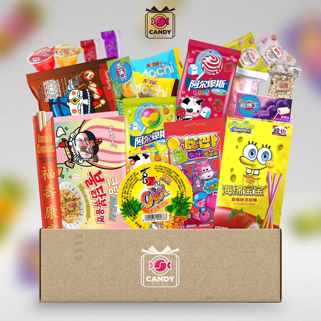 SWEET & SPICY ASIA BOX - CANDY BOXS