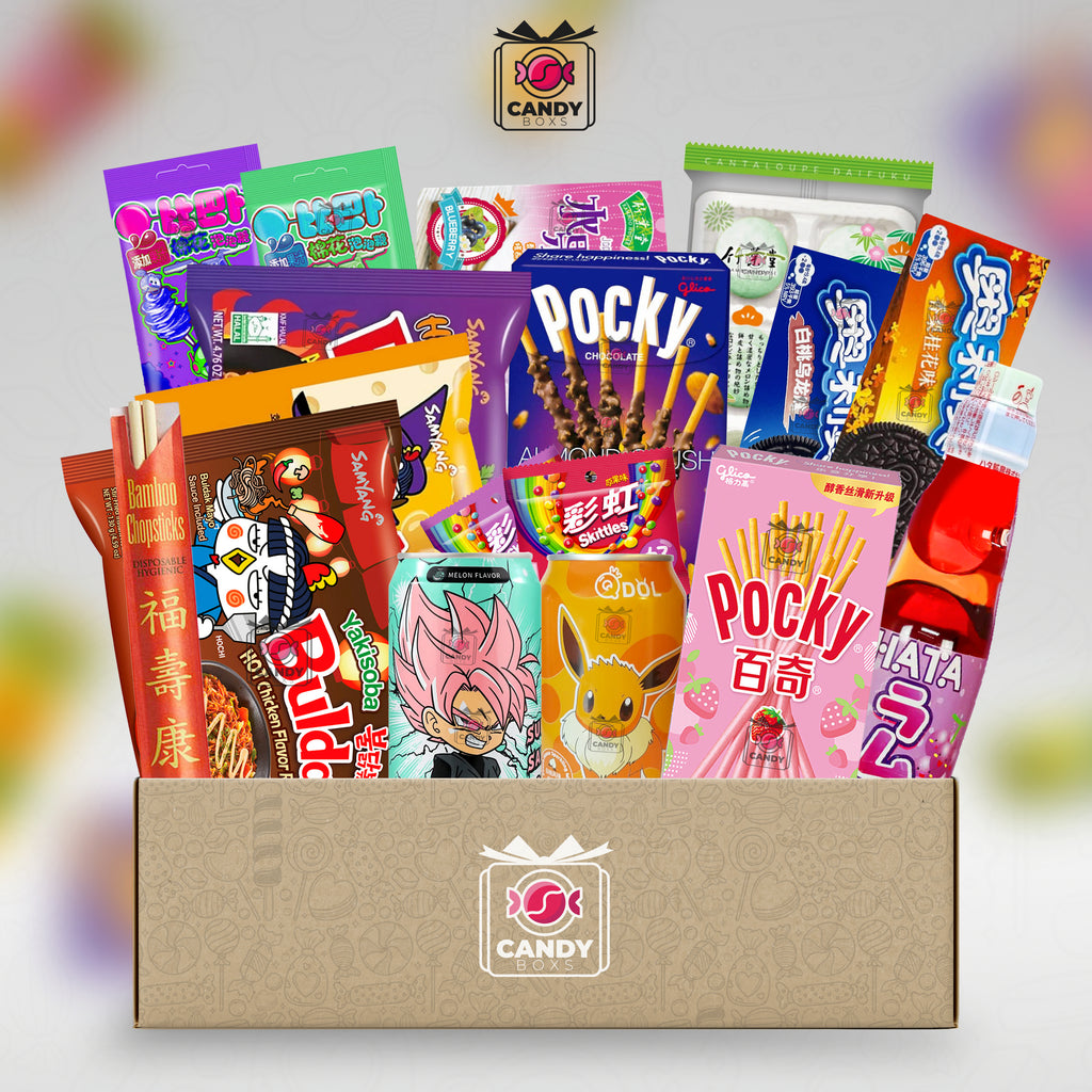 ASIAN SWEET & SALTY SNACKS BOX - CANDY BOXS