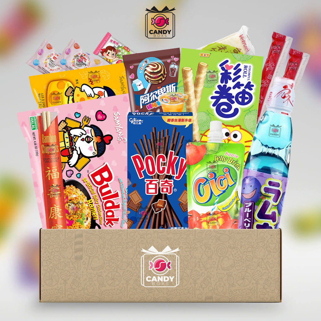 ASIAN SNACK DISCOVERY BOX - CANDY BOXS