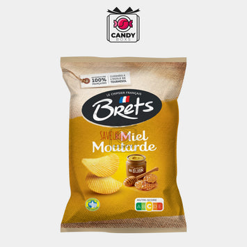CHIPS BRETS ONDULÉE SAVEUR MIEL MOUTARDE 125G - CANDY BOXS