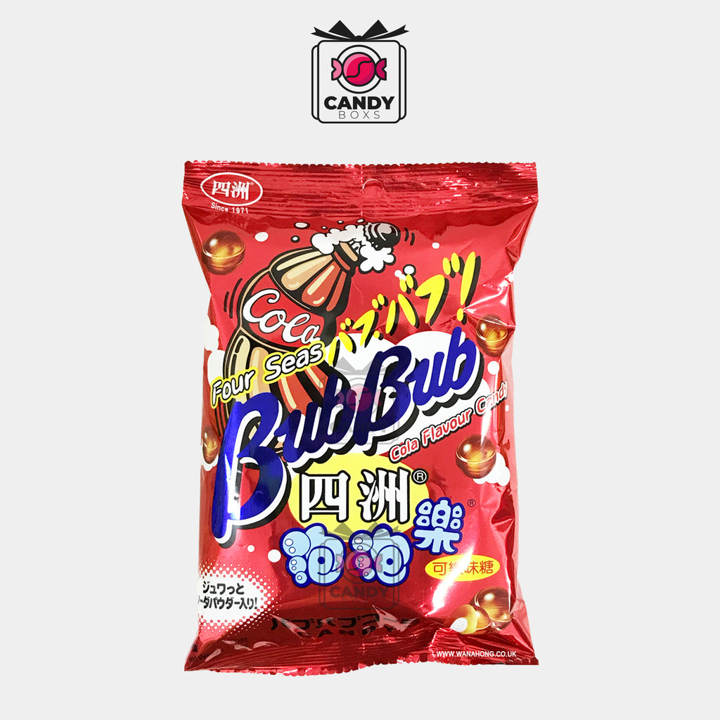 FOUR SEAS BUB BUB COLA CANDY 80G - CANDY BOXS