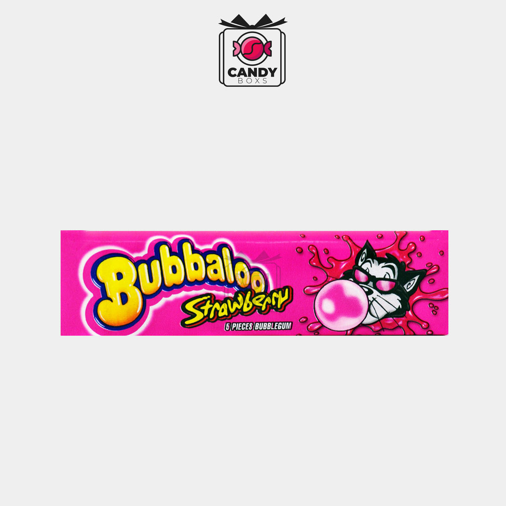 BUBBALOO STRAWBERRY FLAVOR 38G - CANDY BOXS