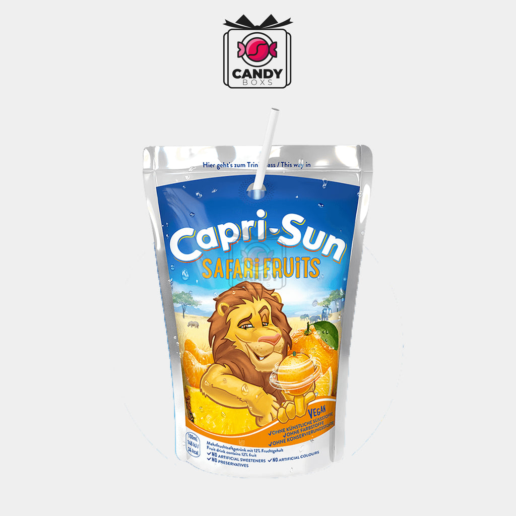 CAPRI-SUN - SAFARI FRUITS 200ML - CANDYBOXS