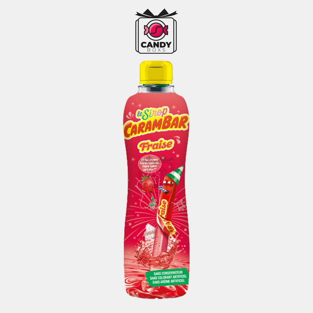 CARAMBAR SIROP SAVEUR FRAISE 750ML - CANDY BOXS