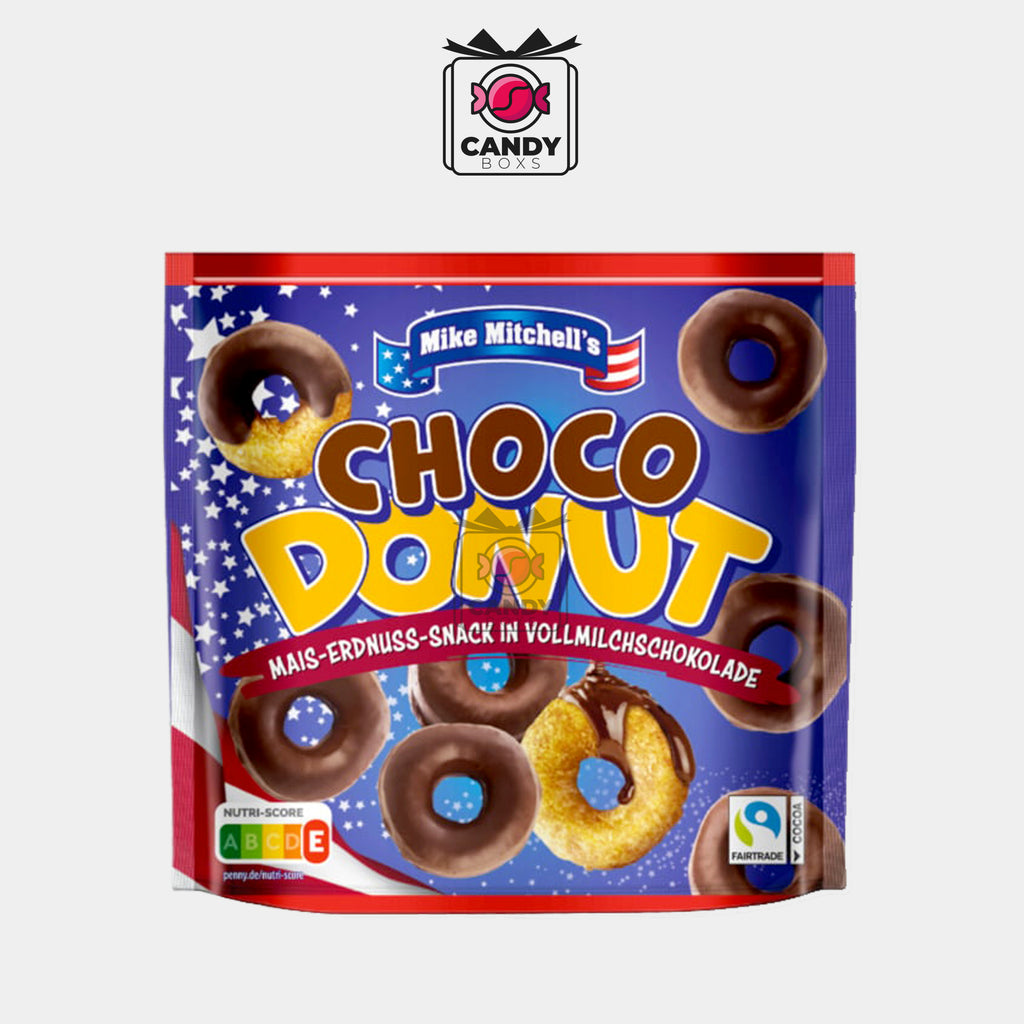 MIKE MITCHELL’S CHOCO DUNUT 90G - CANDY BOXS