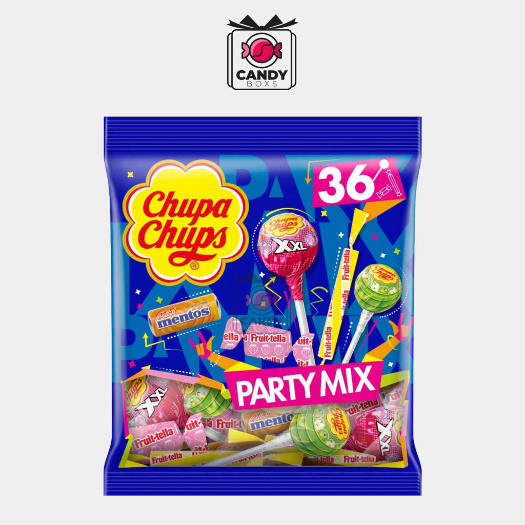 CHUPA CHUPS PARTY MIX 400G - CANDY BOXS