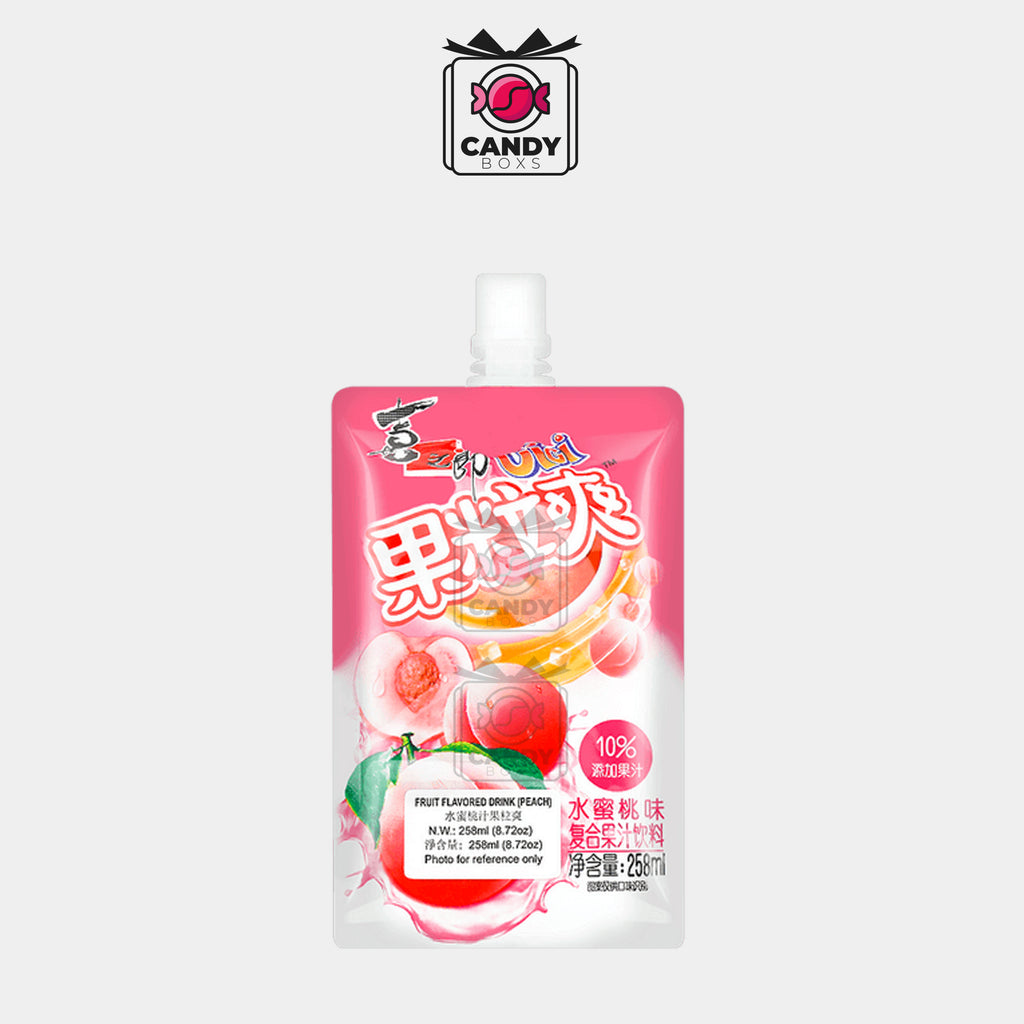 CICI JELLY JUICE DRINK PINK PEACH 258ML - CANDY BOXS