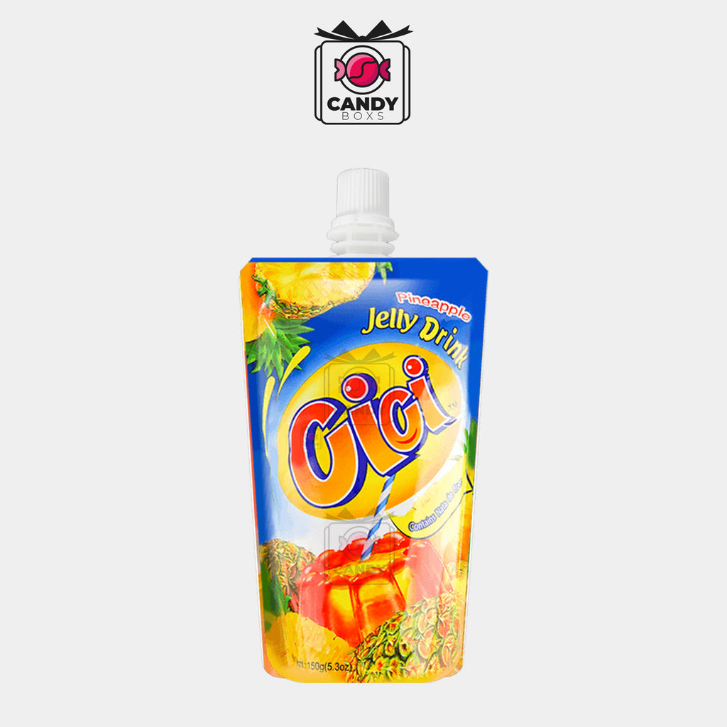 CICI JELLY DRINK PINEAPPLE FLAVOUR 150G - CANDY BOXS