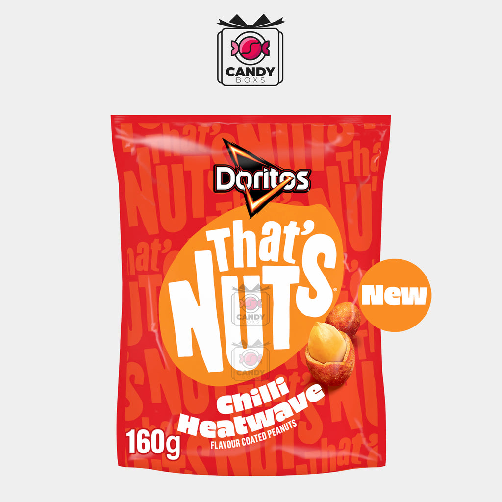 DORITOS THATS NUTS CHILLI HEATWAVE 160G - CANDY BOXS
