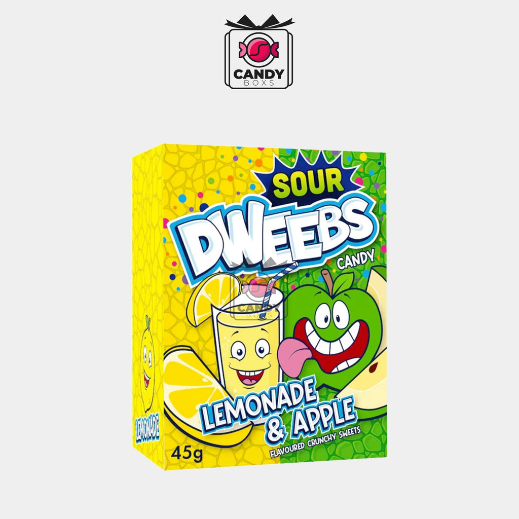 DWEEBS CANDY SOUR LEMONADE & APPLE 45G - CANDY BOXS