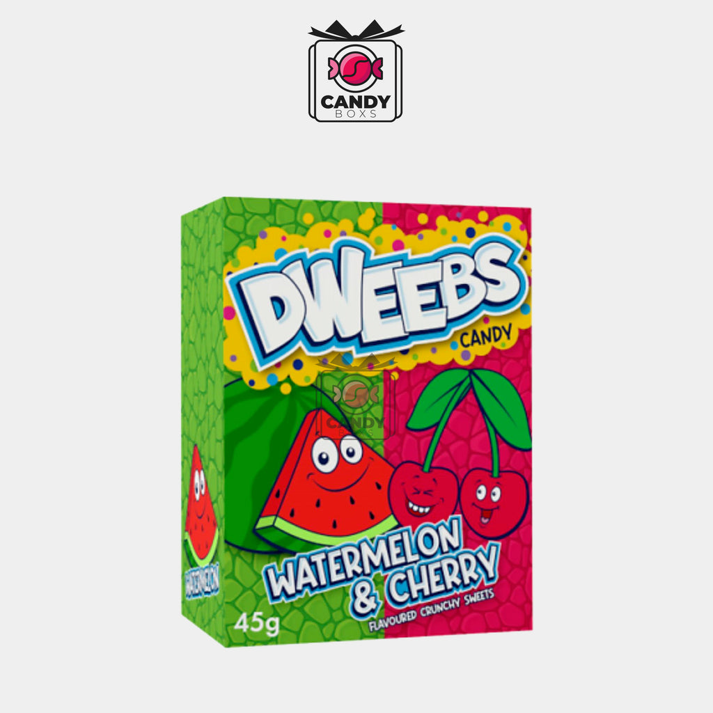 DWEEBS CANDY WATERMELON & CHERRY 45G - CANDY BOXS