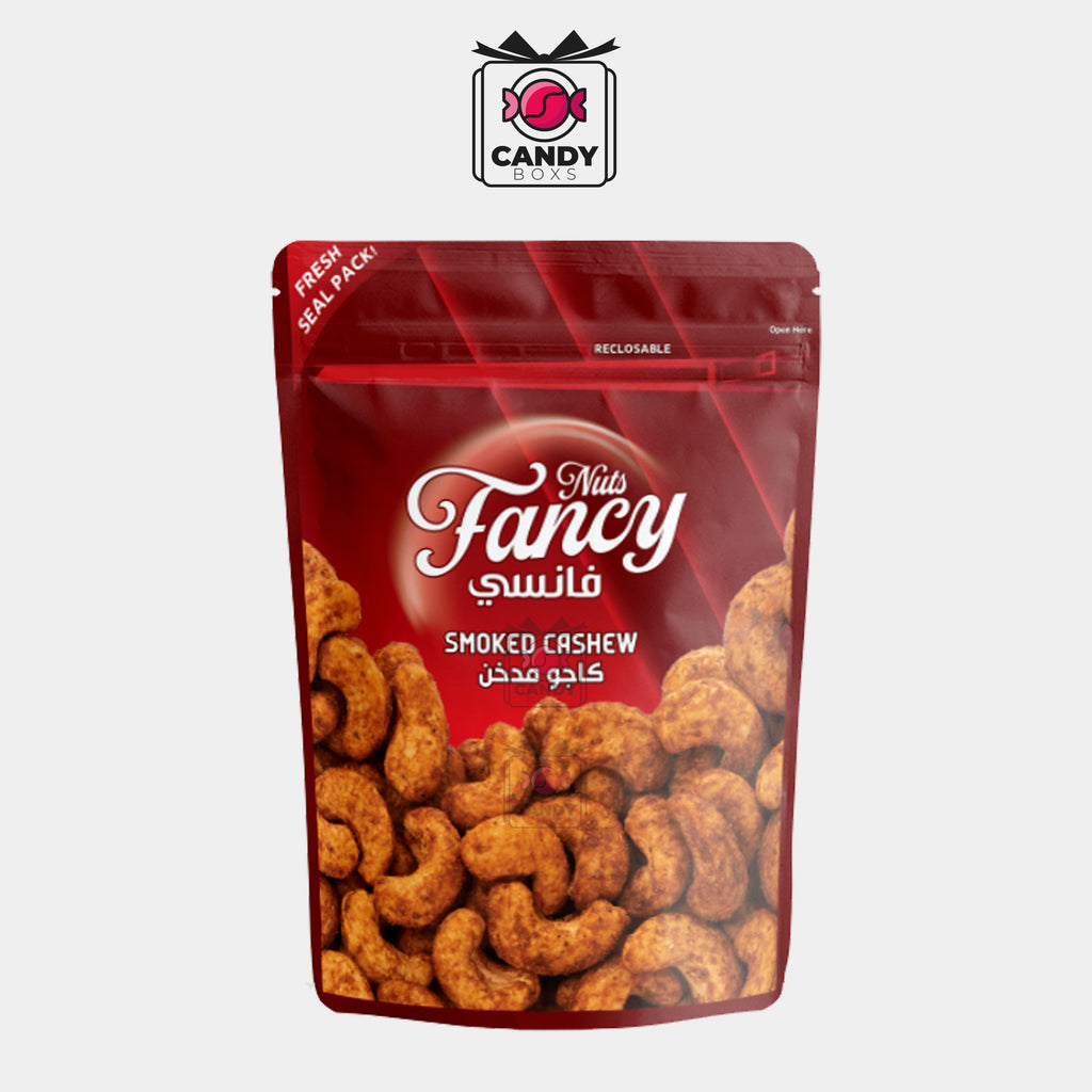 FANCY NUTS SMOKED & SALTED CASHEW 120G - CANDY BOXS