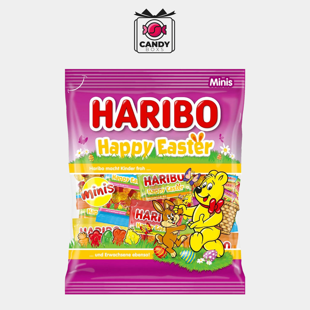 HARIBO HAPPY EASTER MINI BAGS 350G - CANDY BOXS