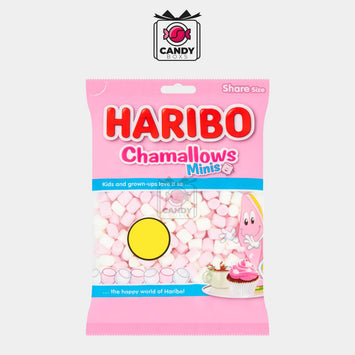 Chamallow chenille géante 30cm - Bonbon Haribo - boîte 30 pièces
