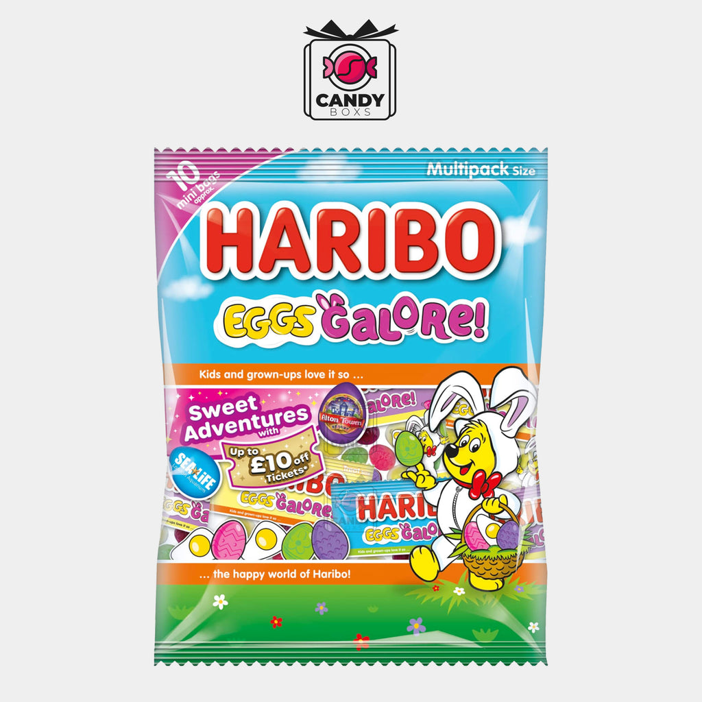 HARIBO EGGS GALORE SWEETS 160G - CANDY BOXS