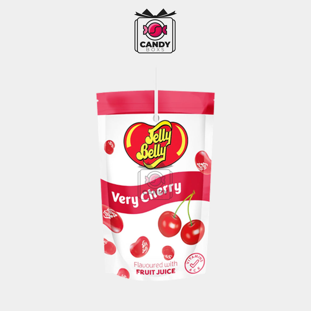 JELLY BELLY VERY CHERRY POUCH 200ML - CANDY BOXS