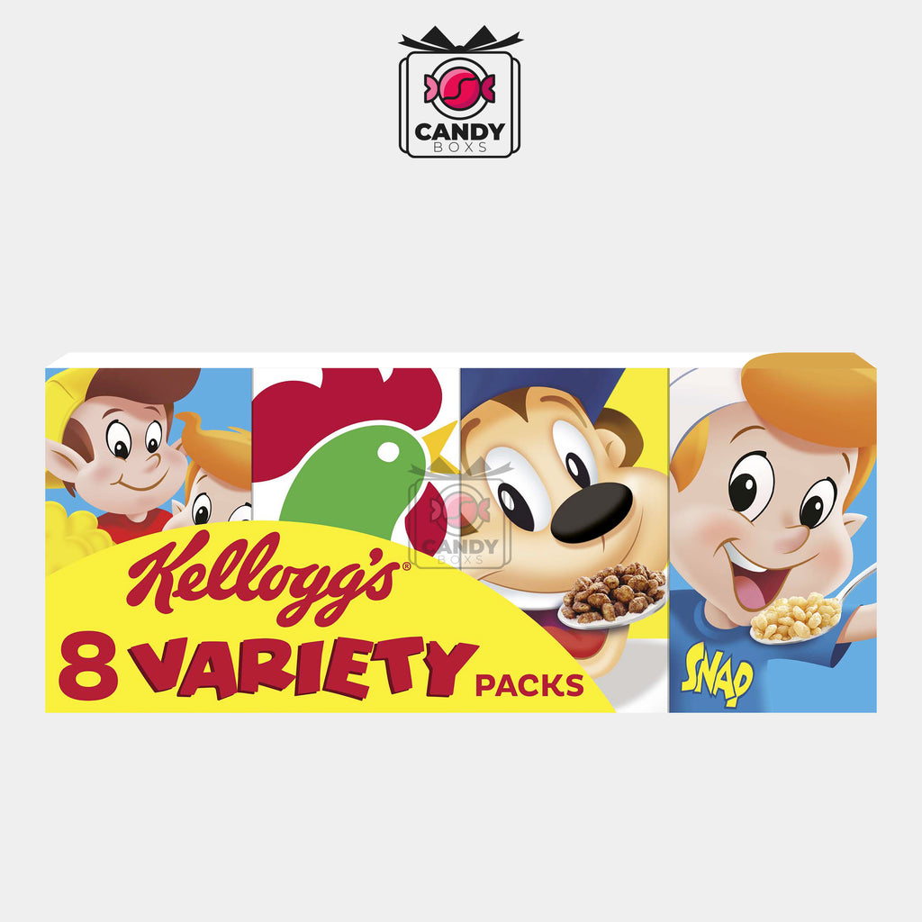KELLOGG'S VARIETY CEREAL 8 PACK 191G - CANDY BOXS