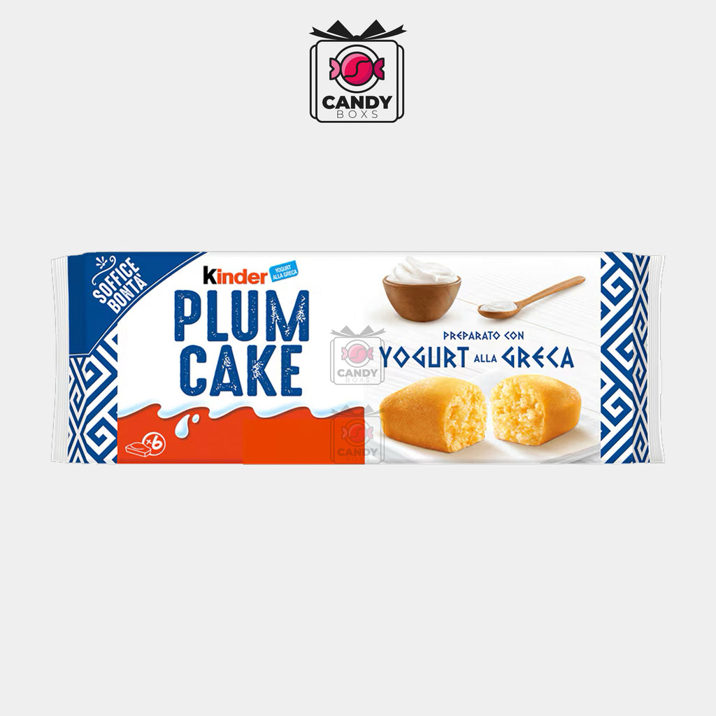 KINDER GREEK YOGURT PLUMCAKE 192G - CANDY BOXS