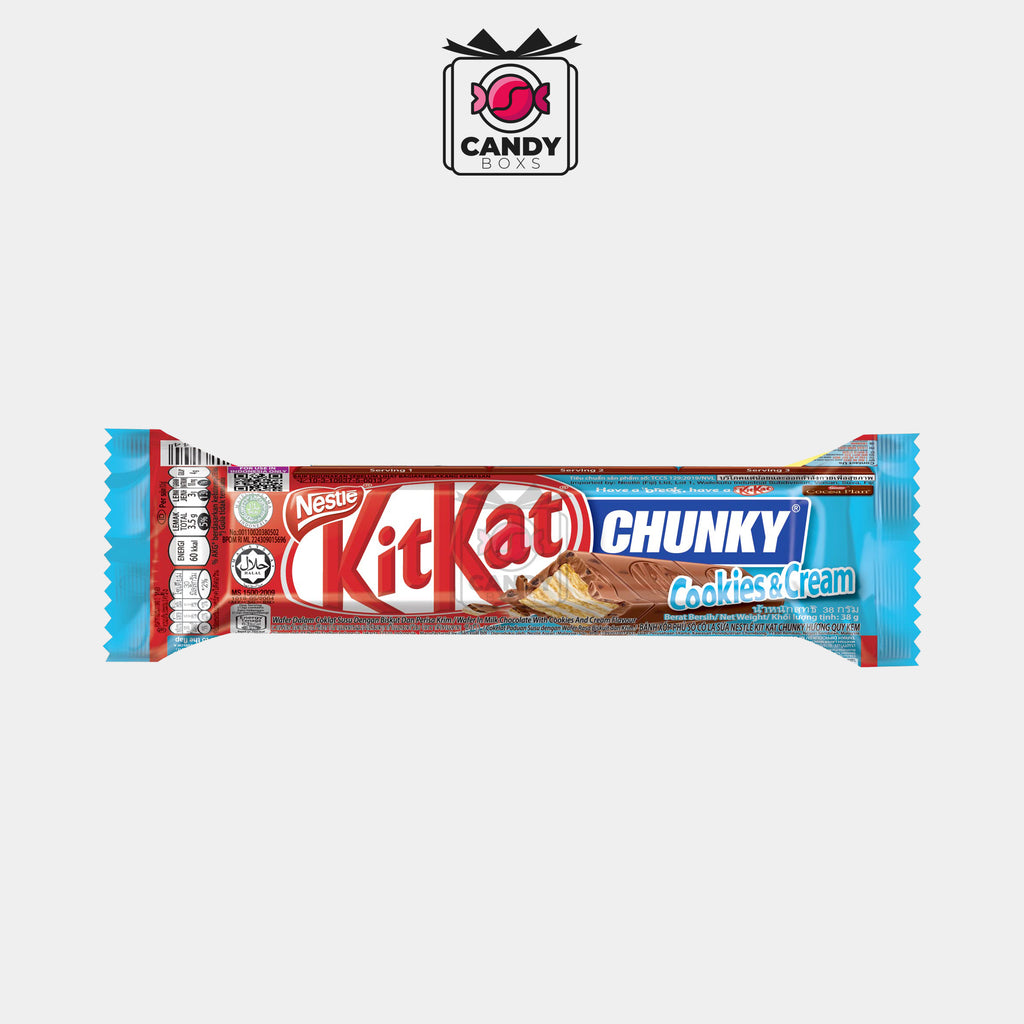 KITKAT CHUNKY COOKIES & CREAM 38G - CANDY BOXS