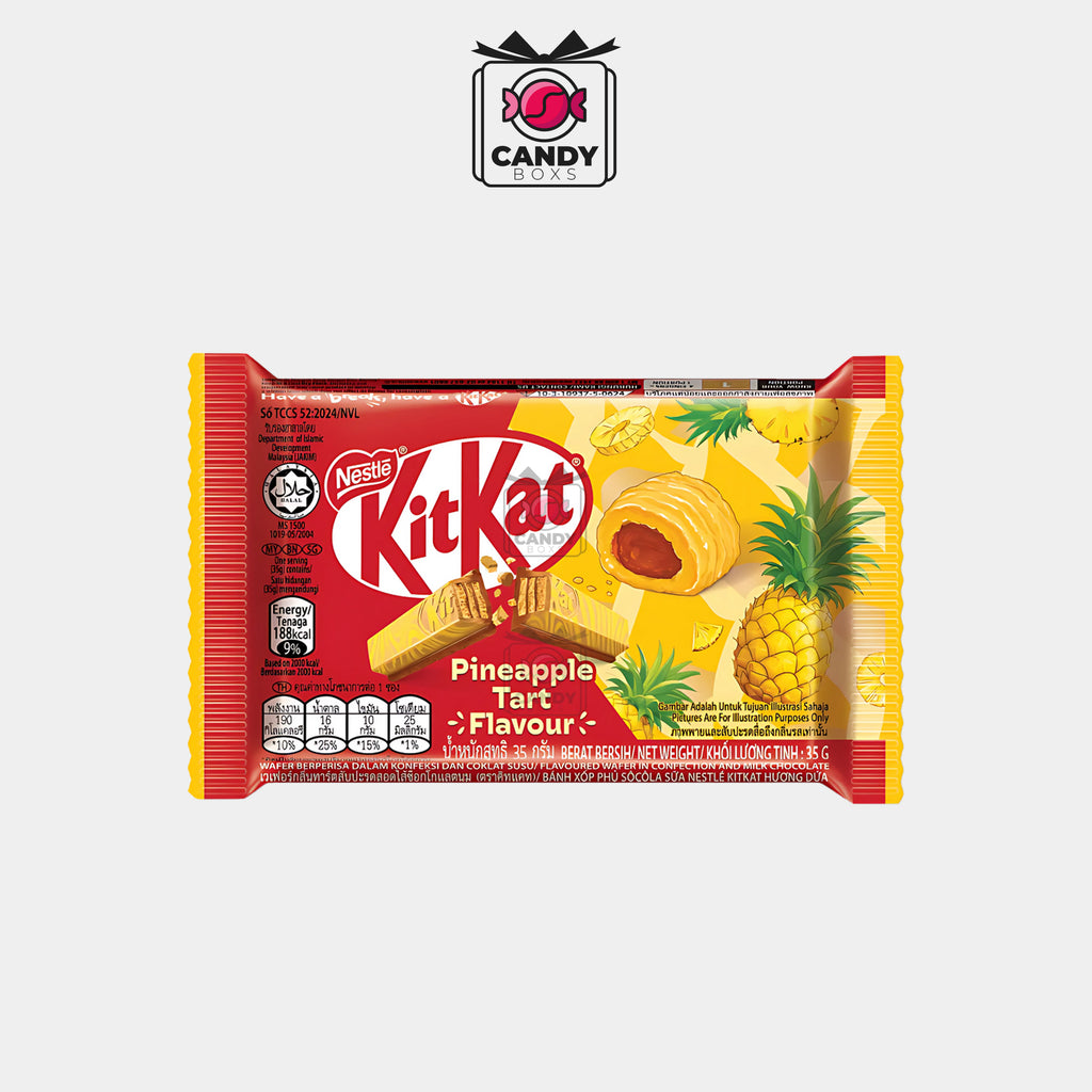 KITKAT PINEAPPLE TART FLAVOR 35G - CANDY BOXS