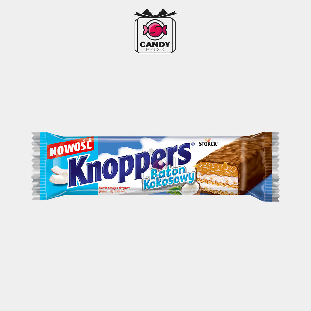 KNOPPERS COCONUT BAR 40G - CANDY BOXS