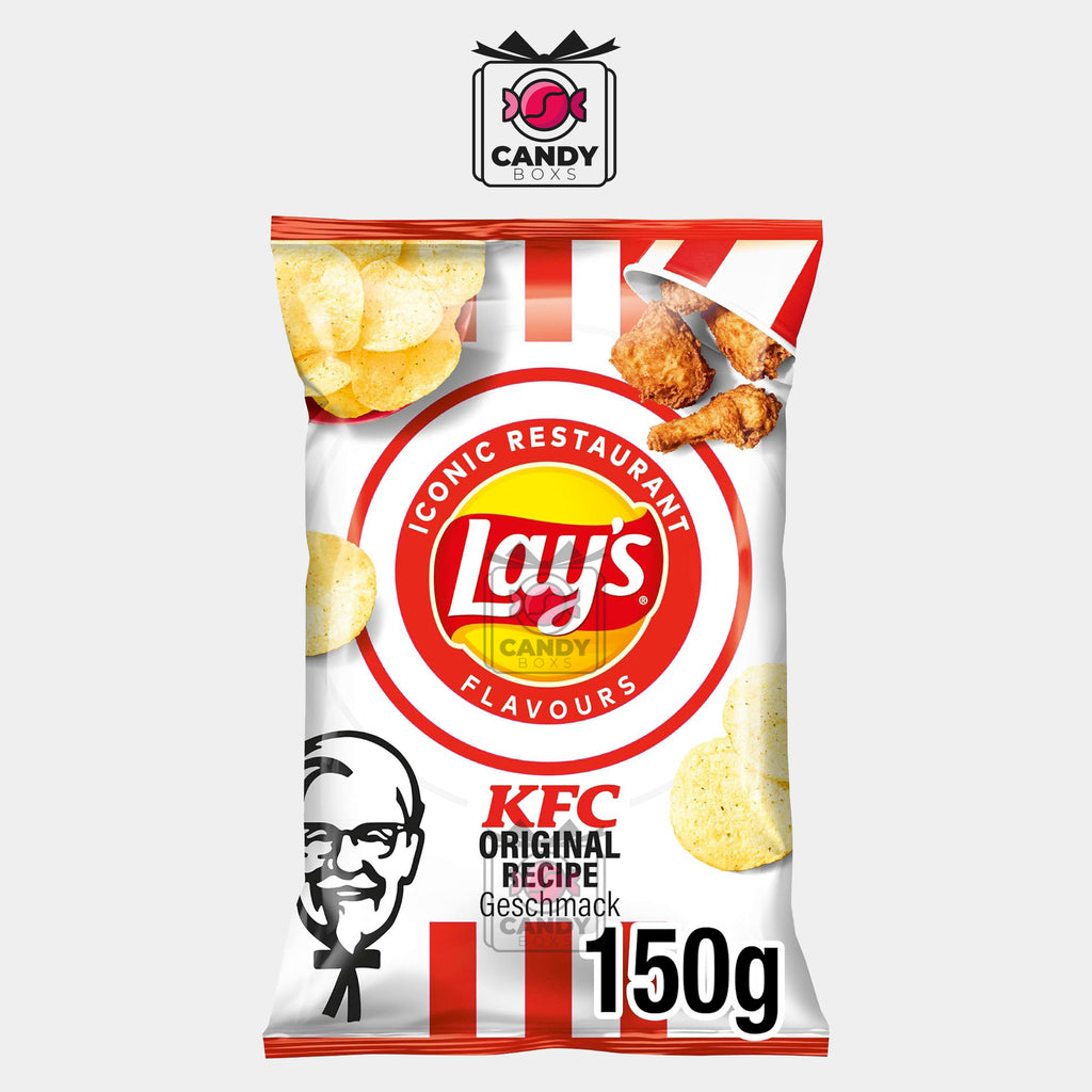 LAY'S KFC ORIGINAL RECIPE CHICKEN FLAVOUR 150G - CANDY BOXS