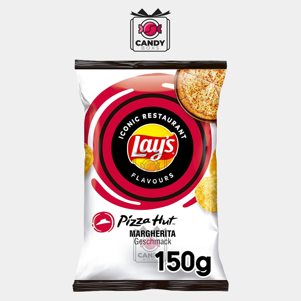 LAY'S PIZZA HUT MARGUERITA FLAVOUR 150G - CANDY BOXS