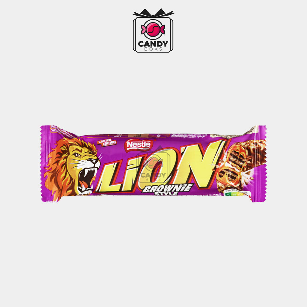 LION BROWNIE STYLE 30G - CANDY BOXS