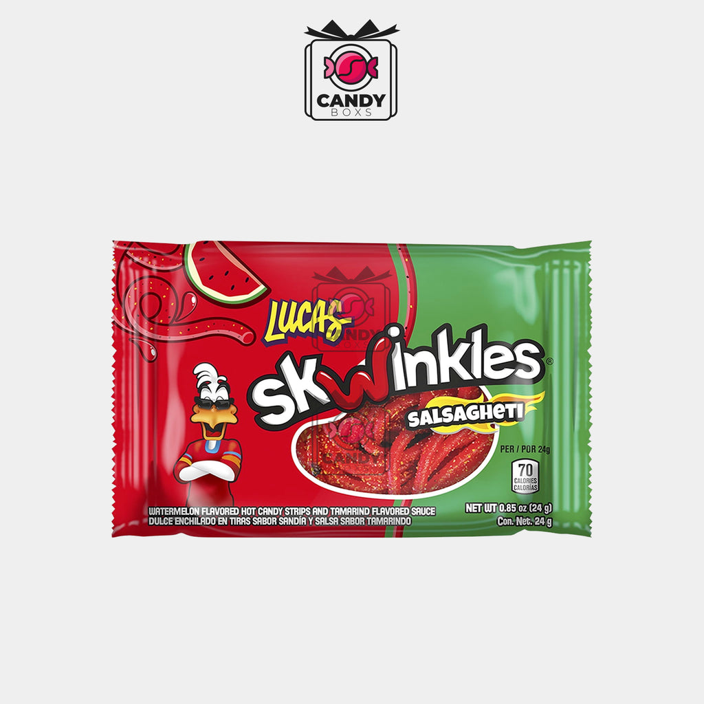 LUCAS SKWINKLES SALSAGHETI WATERMELON - CANDY BOXS