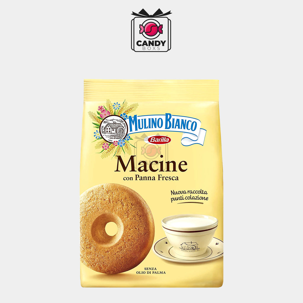 MULINO BIANCO MACINE WITH FRESH CREAM 350G - CANDY BOXS