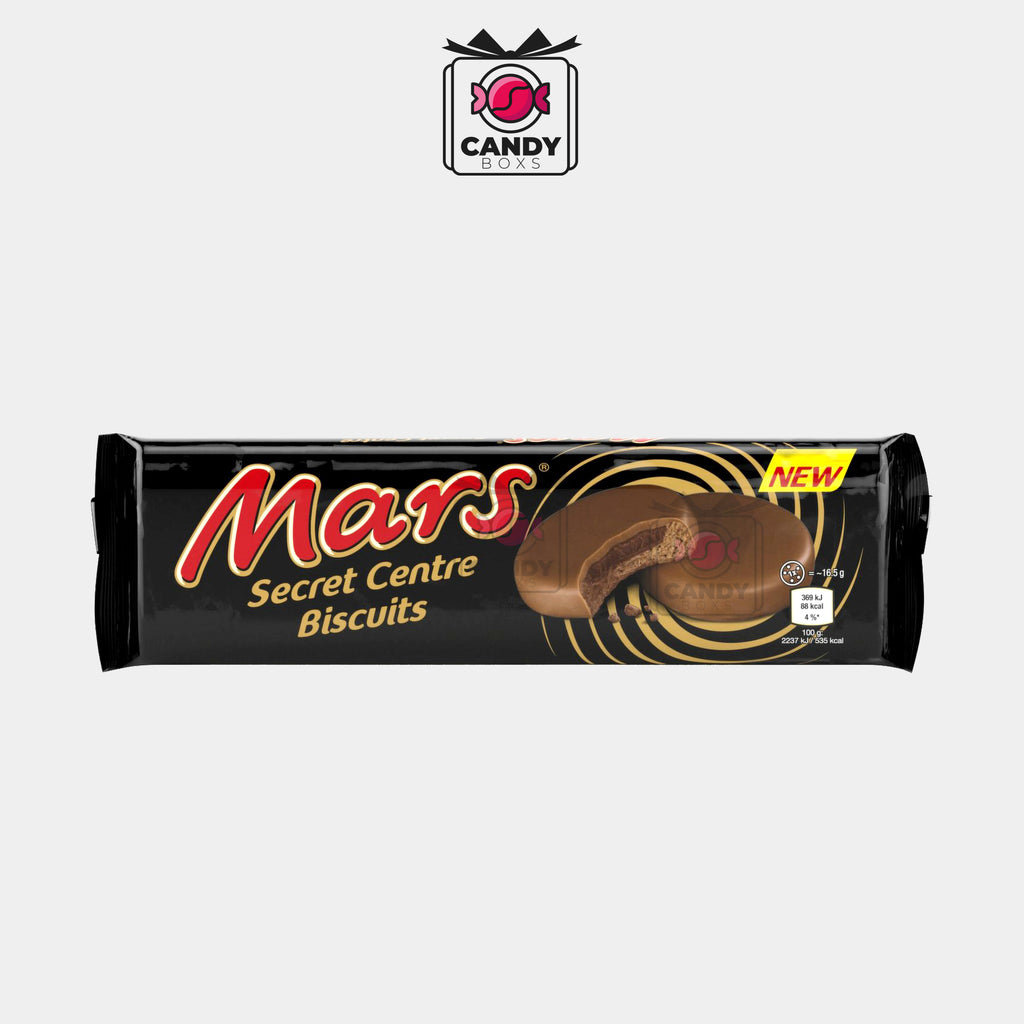 MARS SECRET CENTRE BISCUITS - CANDY BOXS