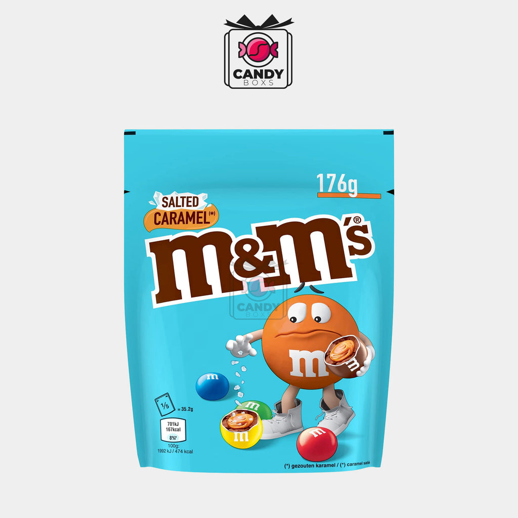 M&M'S SALTED CARAMEL 176G - CANDY BOXS