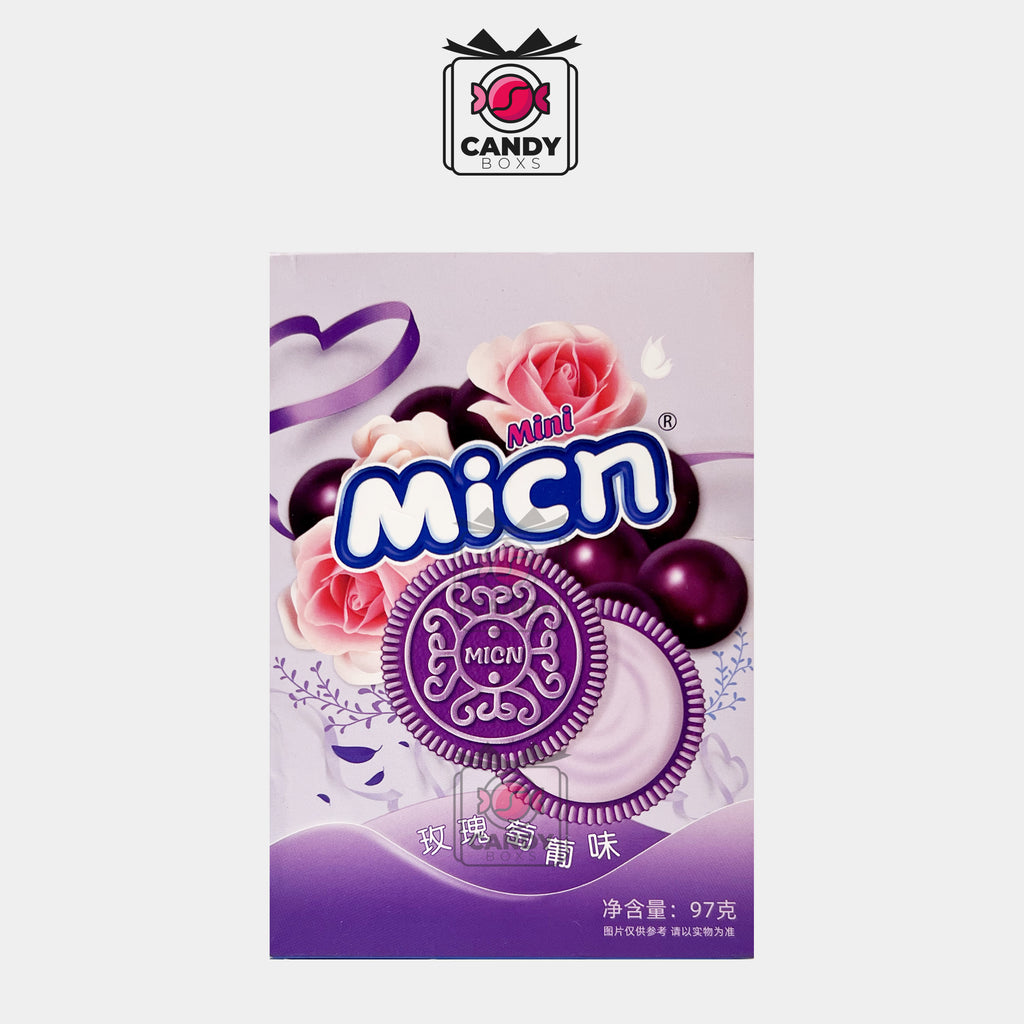 MICN COOKIES ROSE GRAPE FLAVOR 97G - CANDY BOXS