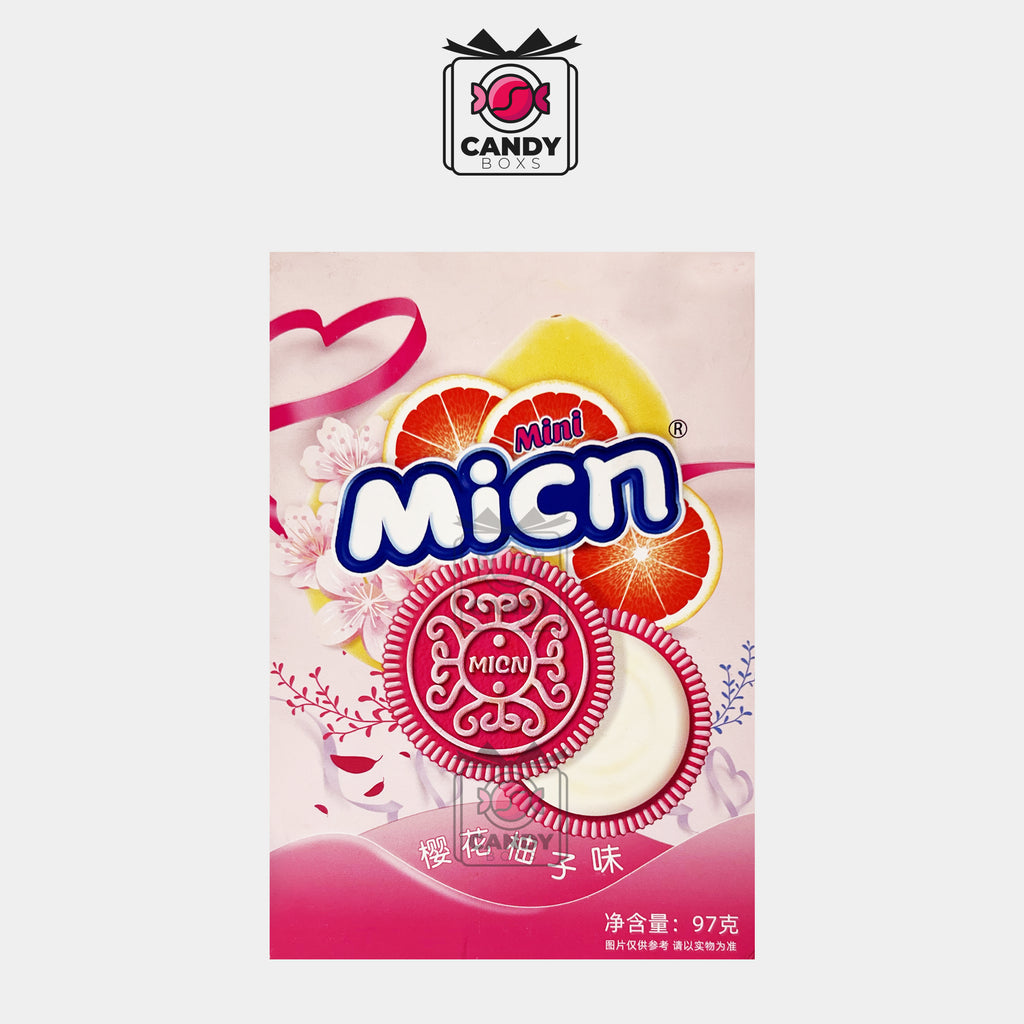 MICN COOKIES SAKURA GRAPEFRUIT FLAVOR 97G - CANDY BOXS