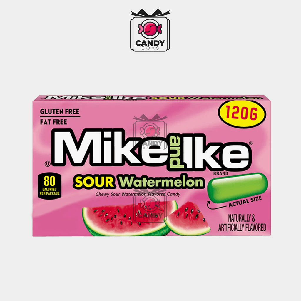 MIKE AND IKE SOUR WATERMELON 120G - CANDY BOXS