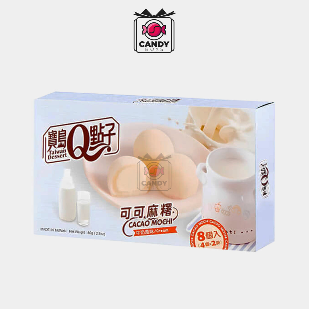 TAIWAN DESSERT Q MICO MOCHI CREAM FLAVOR 80G - CANDY BOXS